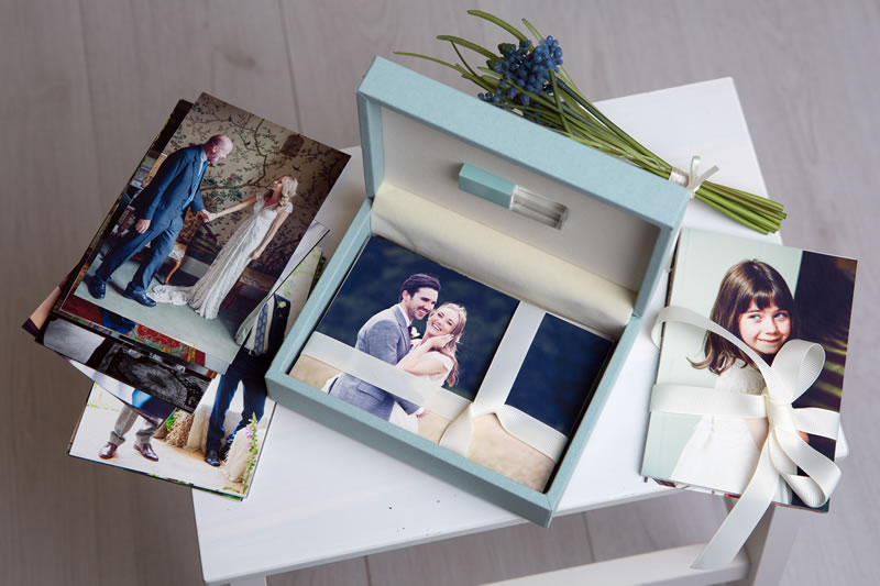 Print Box with USB for Wedding Photographers